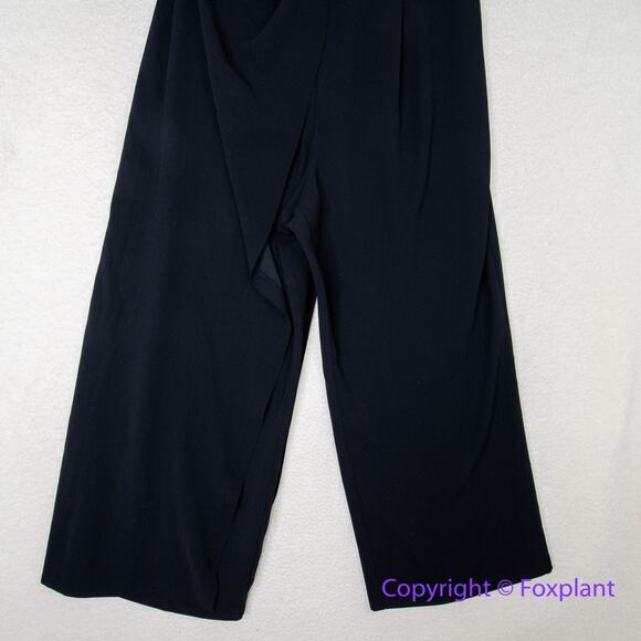 New! Eloquii tie waist strapless ruched front overlay jumpsuit, size 18 - Picture 4 of 12